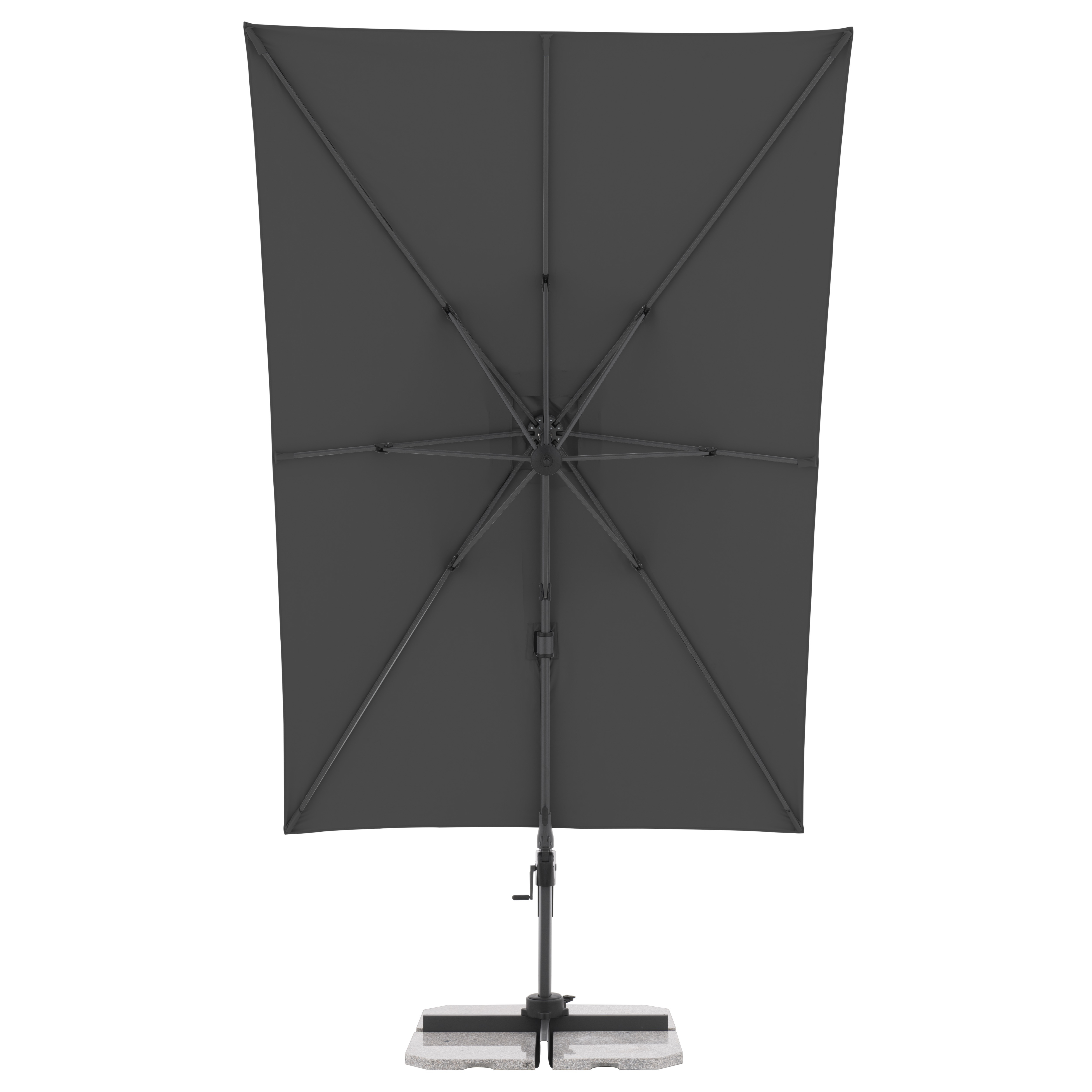 Moderní slunečník s boční nohou Doppler ACTIVE 310 x 210 cm, antracit DP474273840 (obrázek 4)