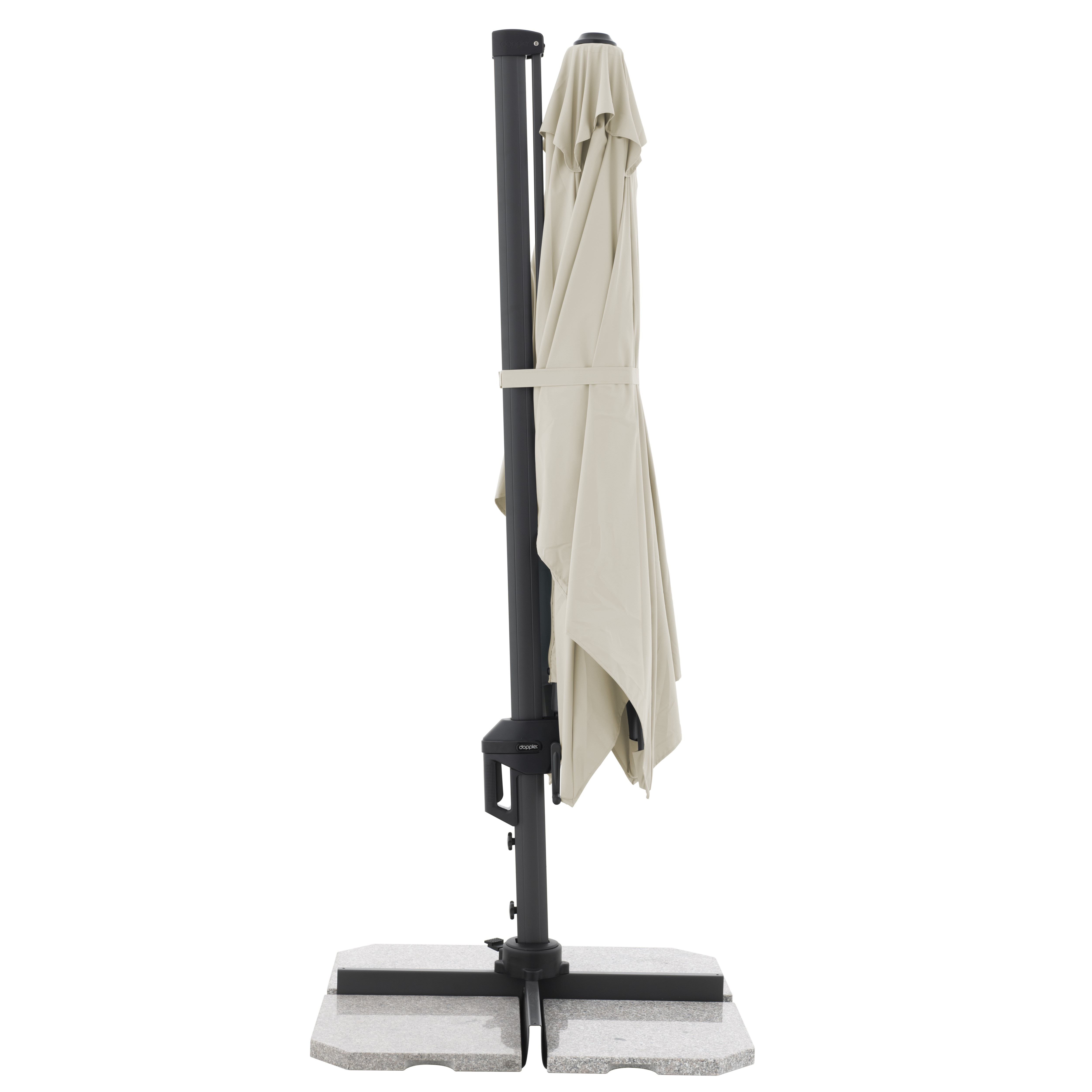 Moderní slunečník s boční nohou Doppler ACTIVE 310 x 210 cm, přírodní DP474273820 (obrázek 6)