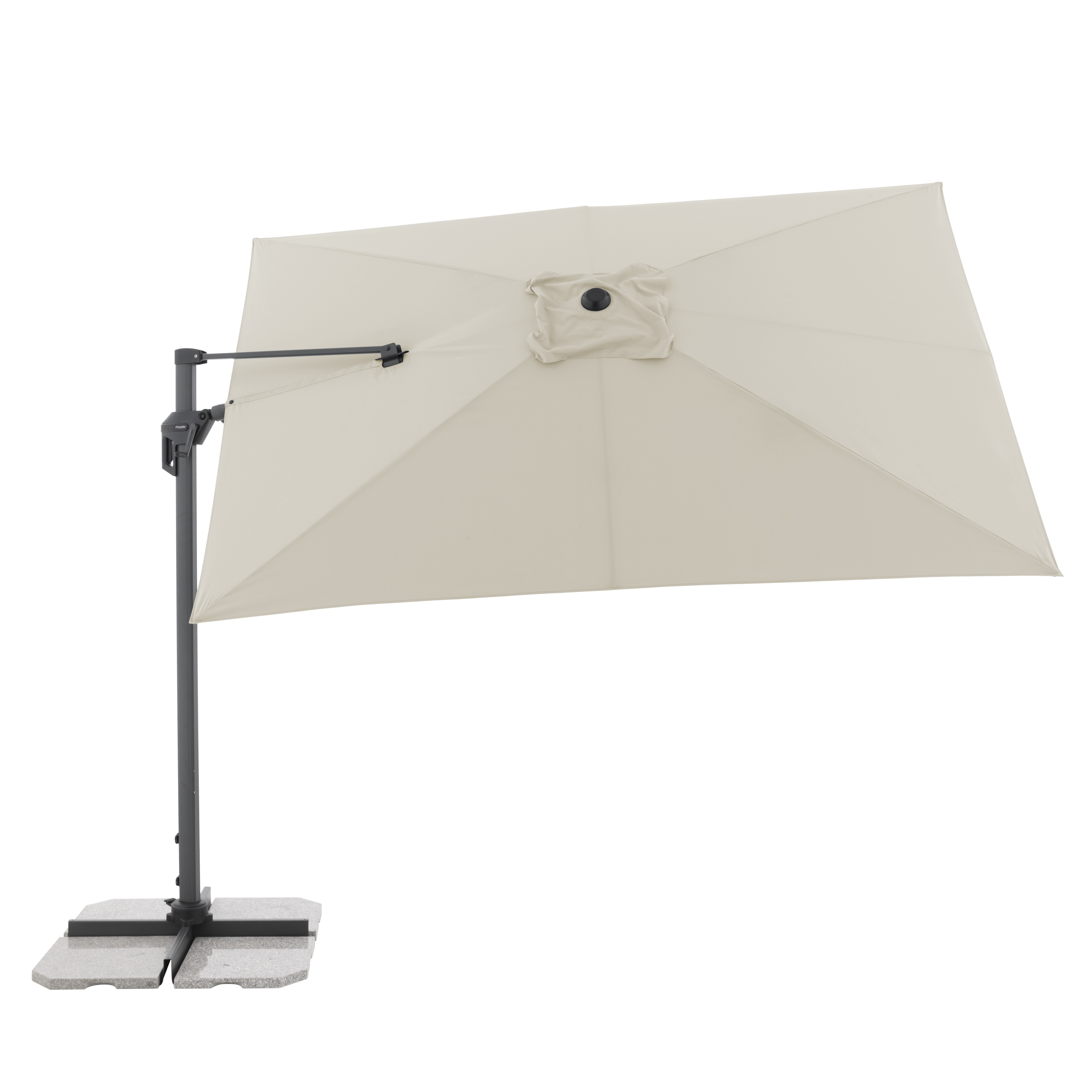 Moderní slunečník s boční nohou Doppler ACTIVE 310 x 210 cm, přírodní DP474273820 (obrázek 9)