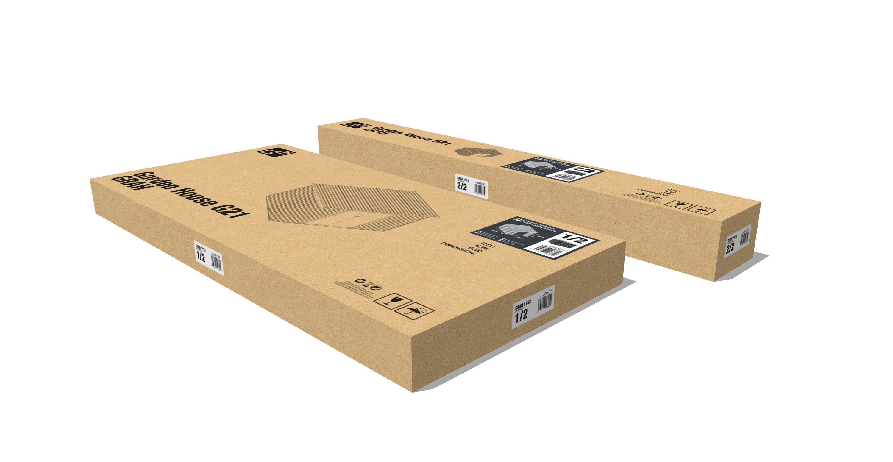 Zahradní domek G21 GRAH 1132 - 340 x 333 cm, antracitový PE6390097 (obrázek 10)