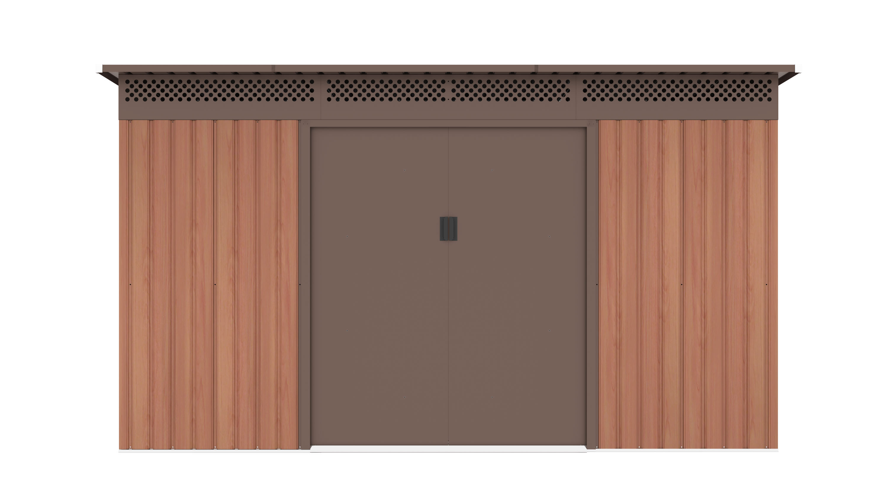 Zahradní domek G21 GRAH 1132 - 340 x 333 cm, hnědý PE6390098 (obrázek 3)