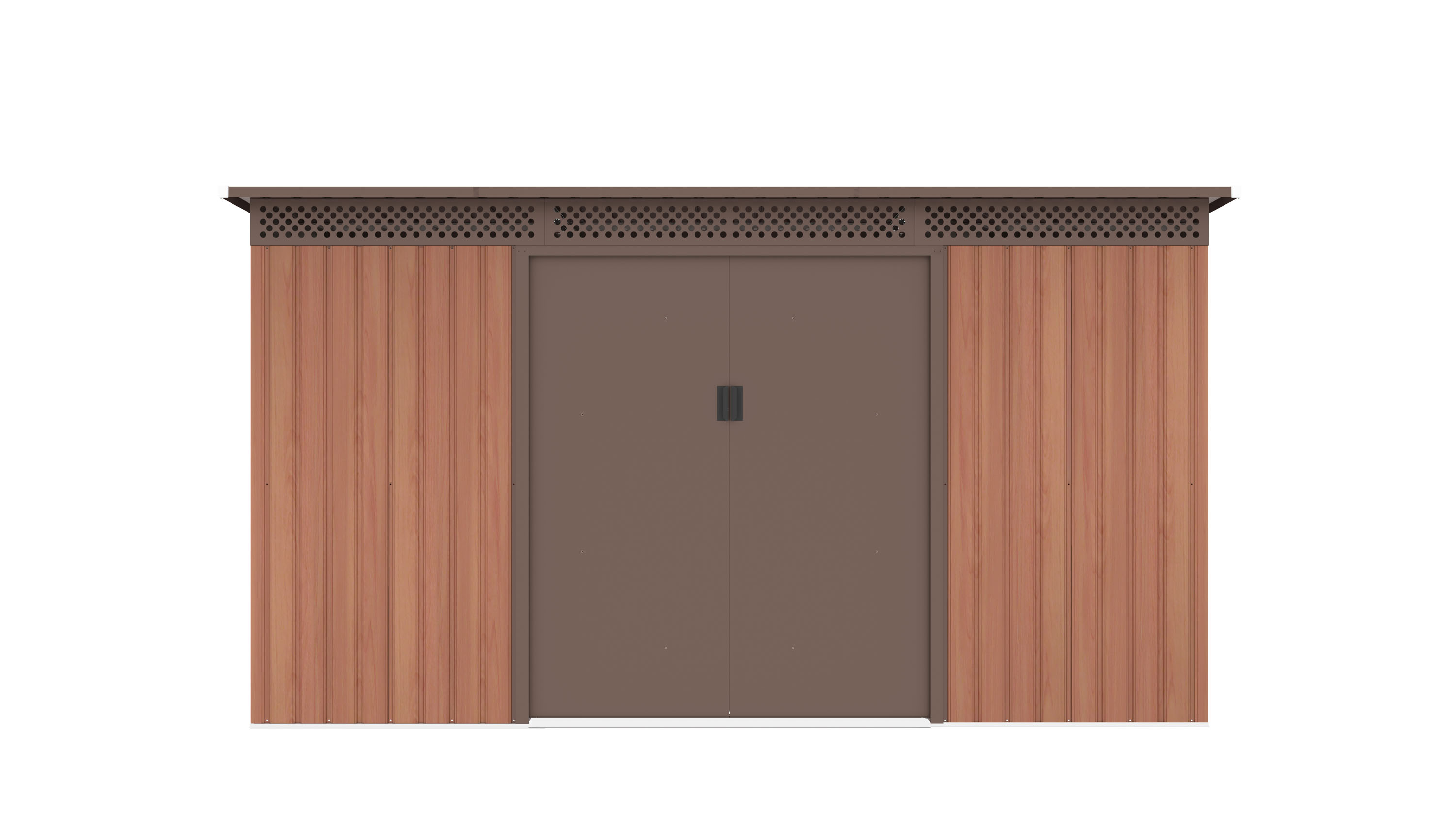 Zahradní domek G21 GRAH 483 - 340 x 142 cm, hnědý PE6390092