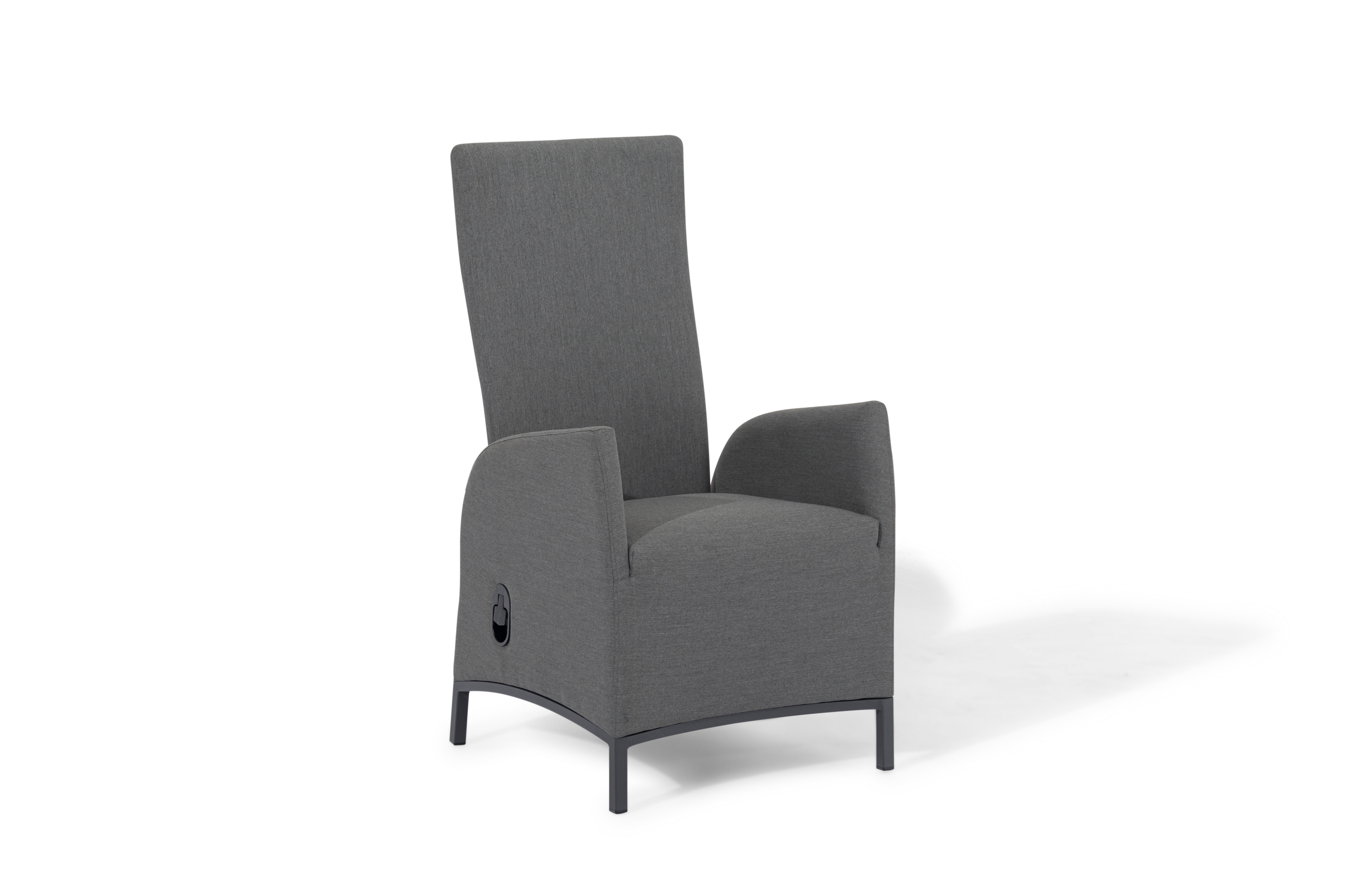 Zahradní křeslo PARIS LIKA-TEX šedé, luxusní, otočné DPMG22-S1-347S