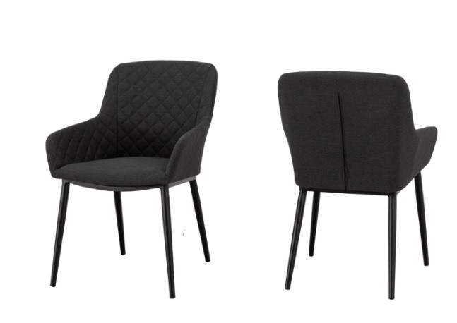 Zahradní křeslo PARIS LIKA-TEX antracit, luxusní, otočné DPMG22-S1-365A