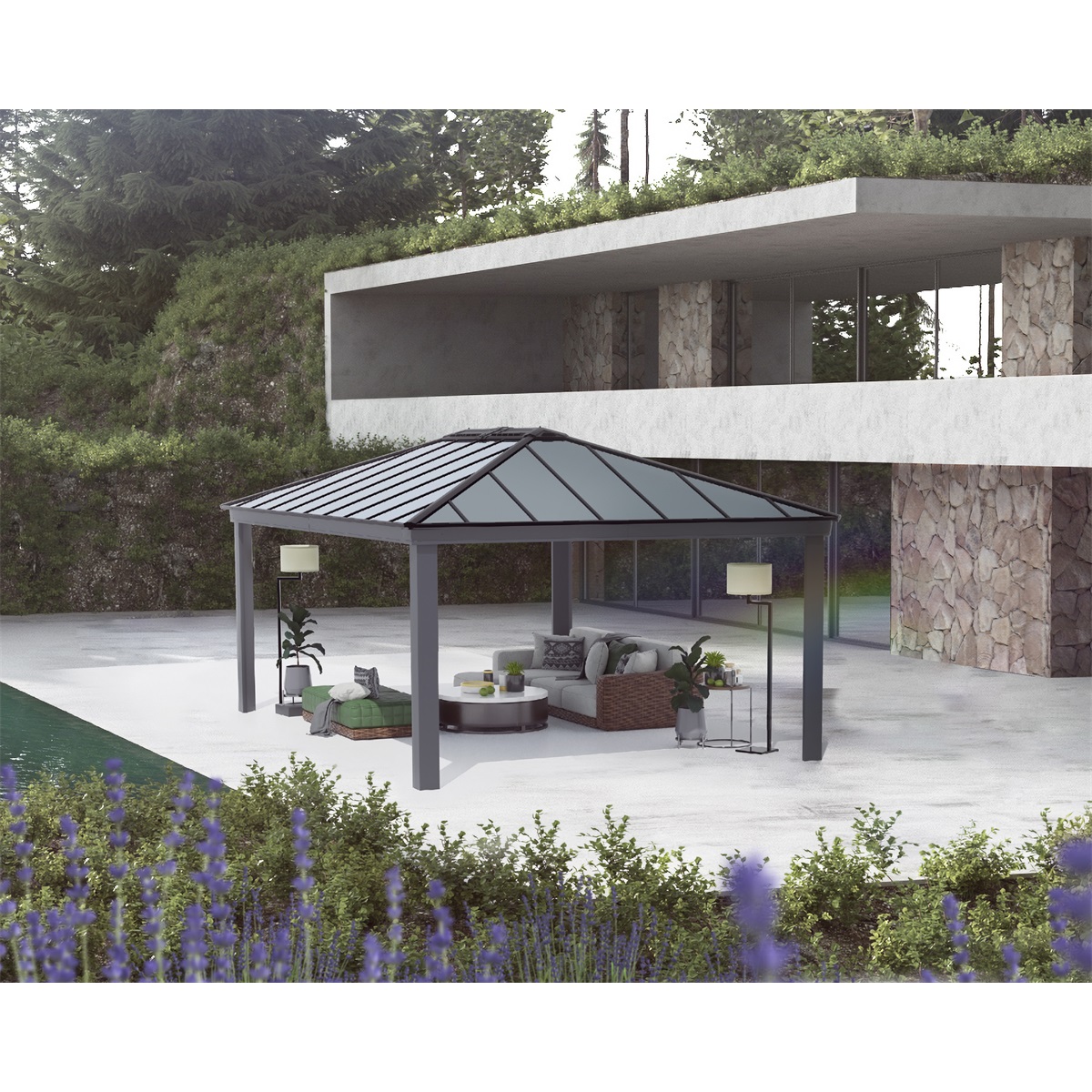 Hliníková pergola PALRAM Dallas 14x20 GD707107