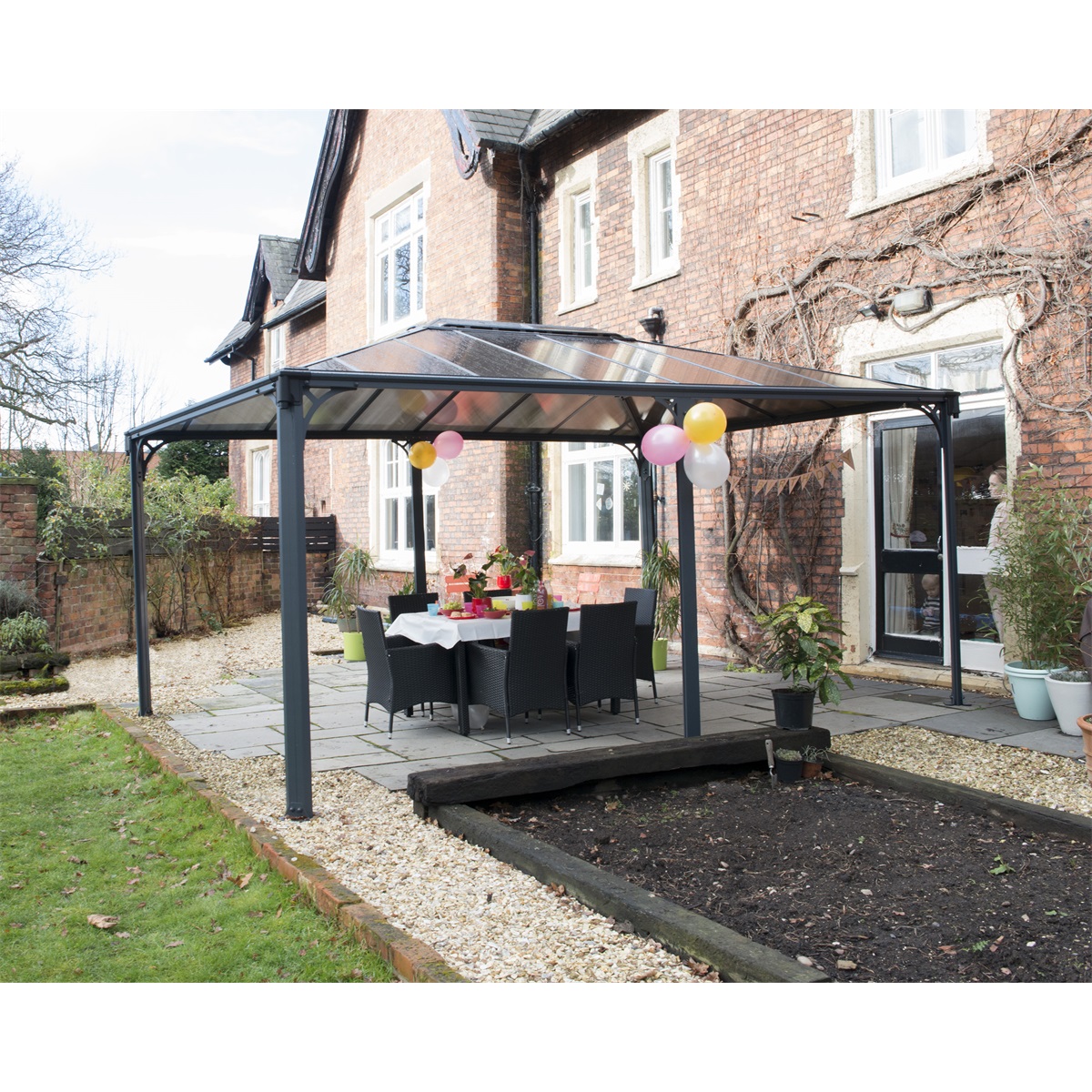 Zahradní hliníkový altán PALRAM Martinique 5000 GD704672