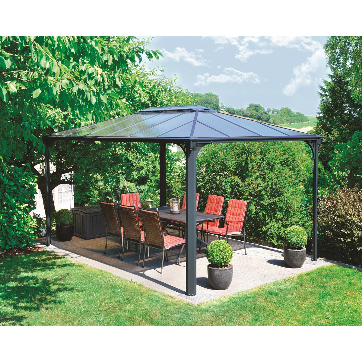 Zahradní hliníkový altán PALRAM Martinique 4300 GD702564