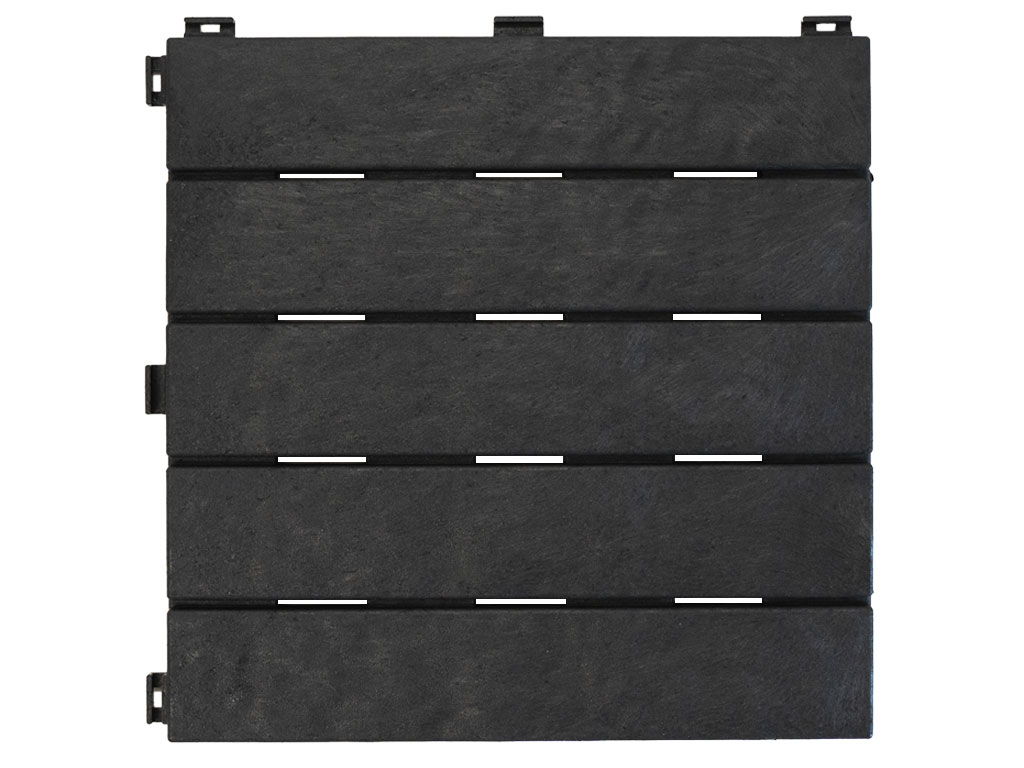 Multy home Gumová dlaždice NATURAL STONE 30 x 30 cm, antracit MHEU5100146, 1 ks