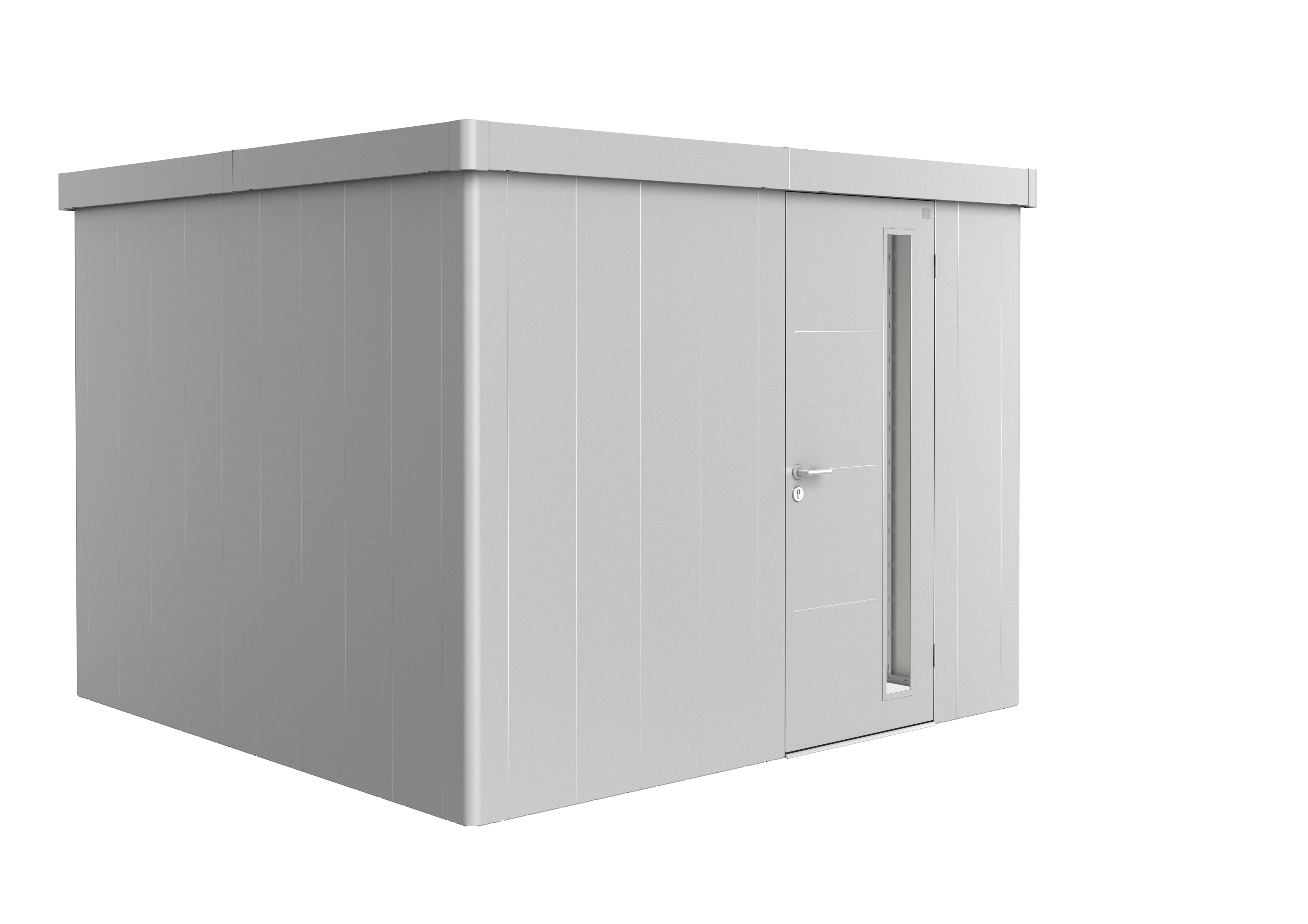 Zahradní domek NEO 3C, stříbrná, jednokřídlé dveře BH81089