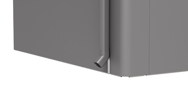 Zahradní domek NEO 3D, šedý křemen, jednokřídlé dveře BH89031 (obrázek 9)