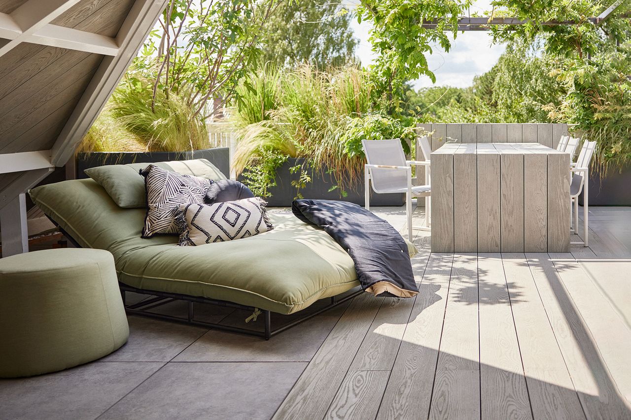 Zahradní lehátko/postel Emma, french green HN22752722