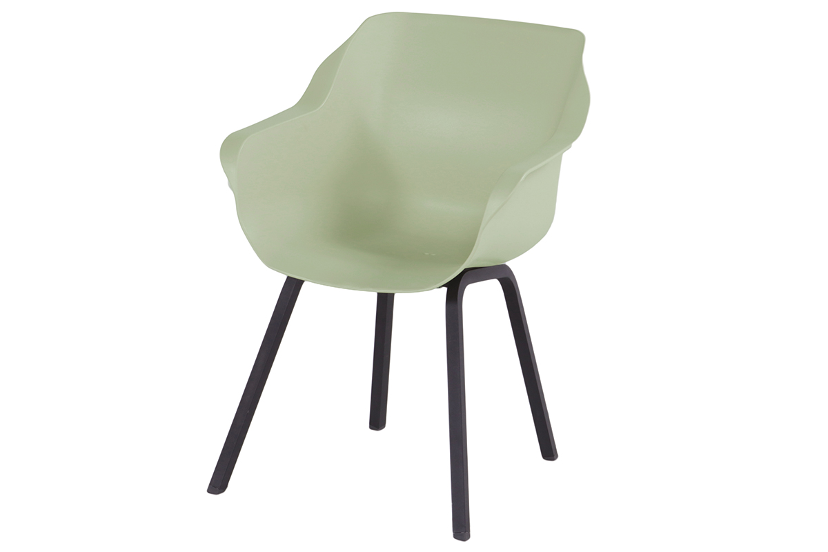 Jídelní židle Sophie Element s ALU podnoží, French green HN21680847