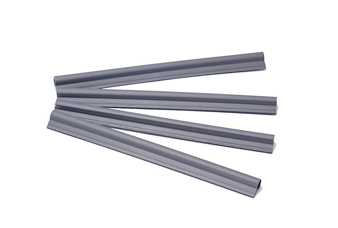 Plastový úchyt (koncovka) plotových pásů 19 cm, tmavě šedá ZJSG03649RD03