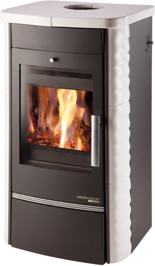 Kamna s výměníkem ALYTUS II, černá/bílá HS0434517600000