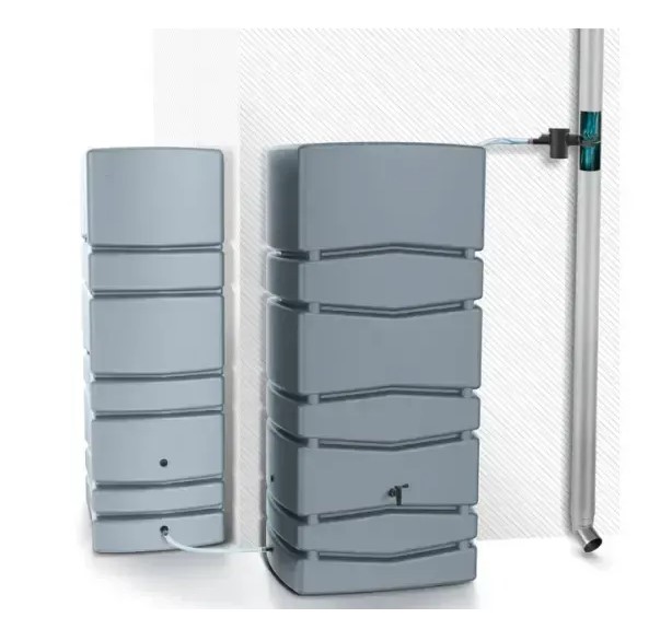 Sud na dešťovou vodu AQUA TOWER světle šedý 650l PRIDTC650-429U (obrázek 3)