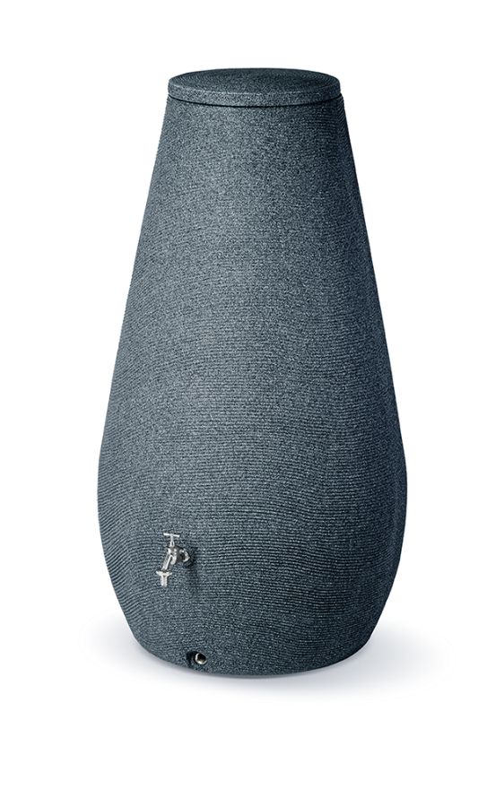 Sud na dešťovou vodu DROP antracitový granit 410l PRRWD410-S433