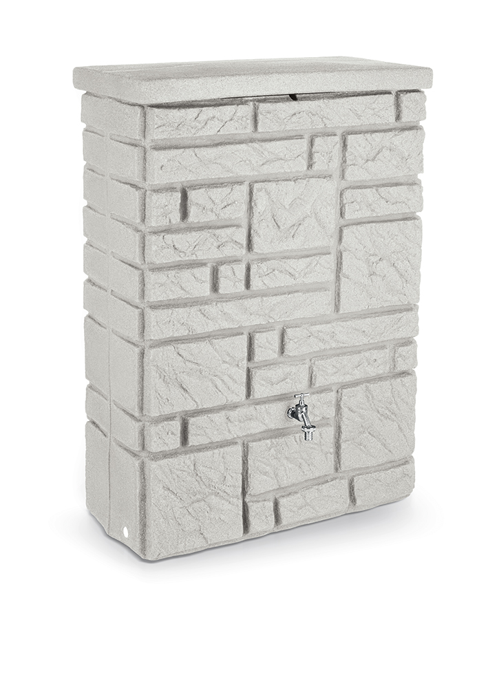 Sud na dešťovou vodu MAURANO světle šedý granit 300l PRRMU300-4C