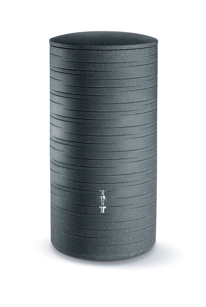 Sud na dešťovou vodu NOVARA černý granit 280l PRRNV280-B411