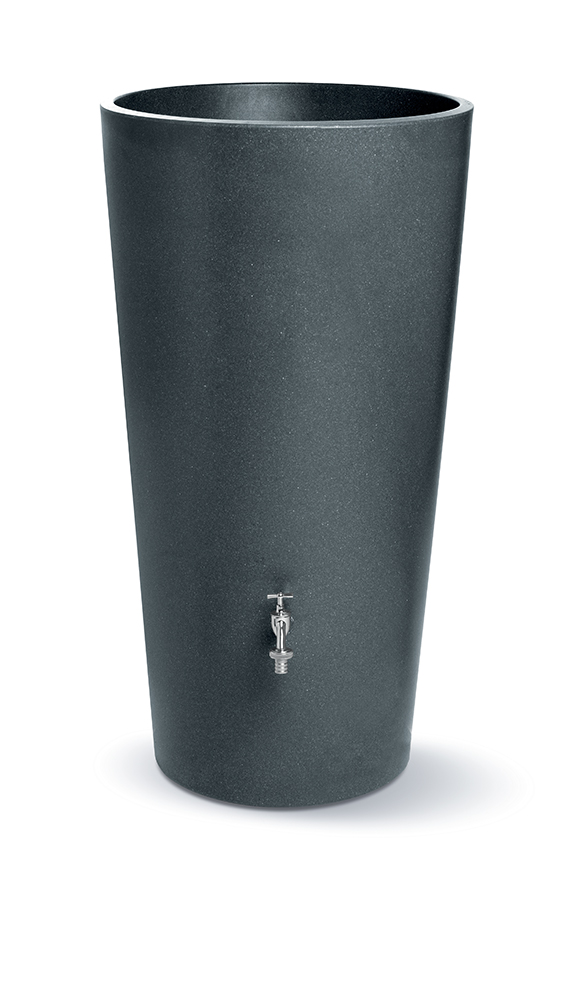 Sud na dešťovou vodu RAINBOWL FLOWER antracit 150l PRRRAF150-S433