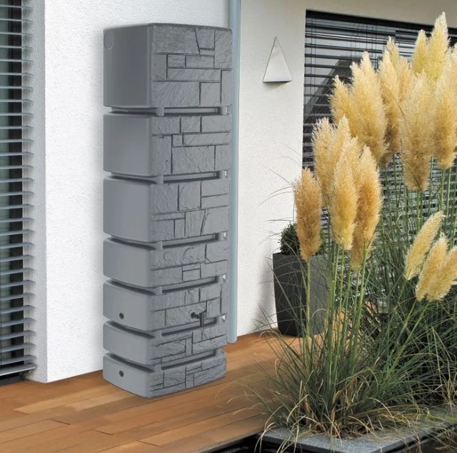 Sud na dešťovou vodu TOWER STONE světle šedý 350l PRIDTST350-429U (obrázek 3)