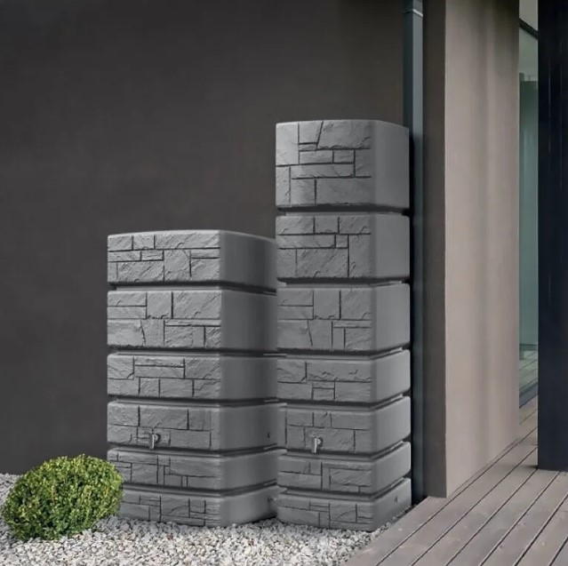 Sud na dešťovou vodu TOWER STONE světle šedý 350l PRIDTST350-429U (obrázek 4)