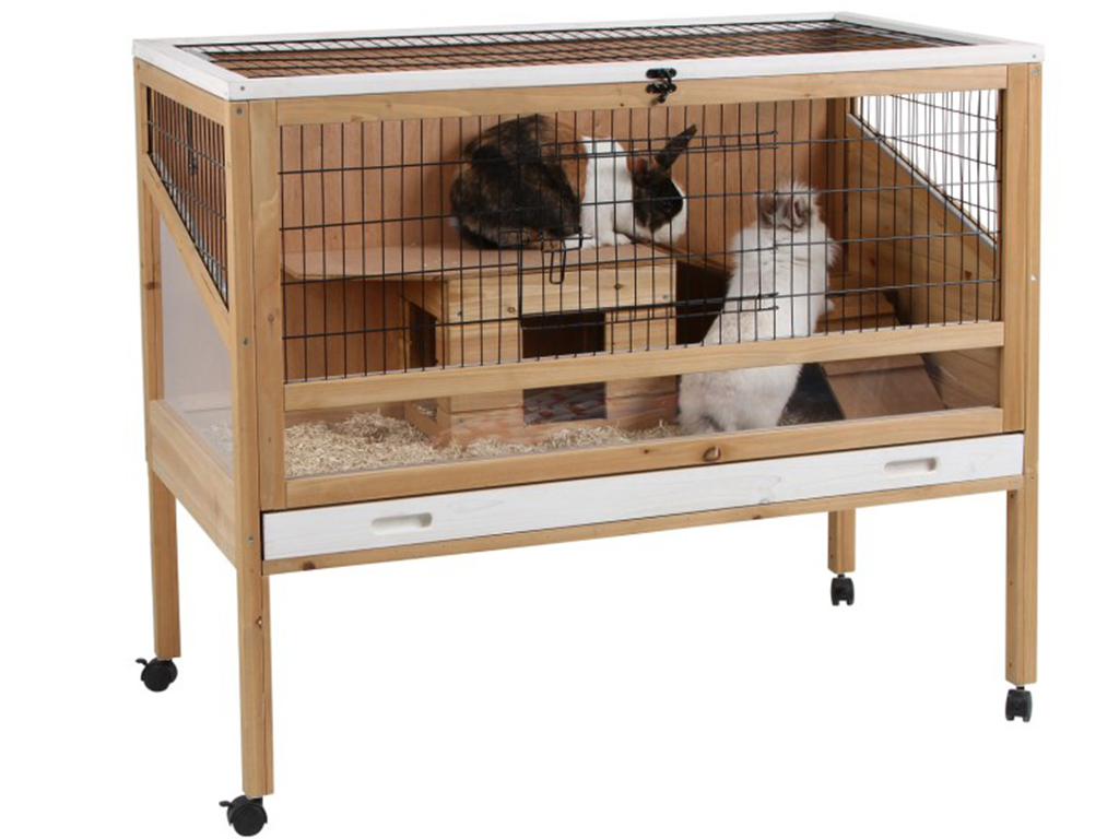 Klec pro králíky a hlodavce KERBL INDOOR DELUXE - jednopatrová BS0426