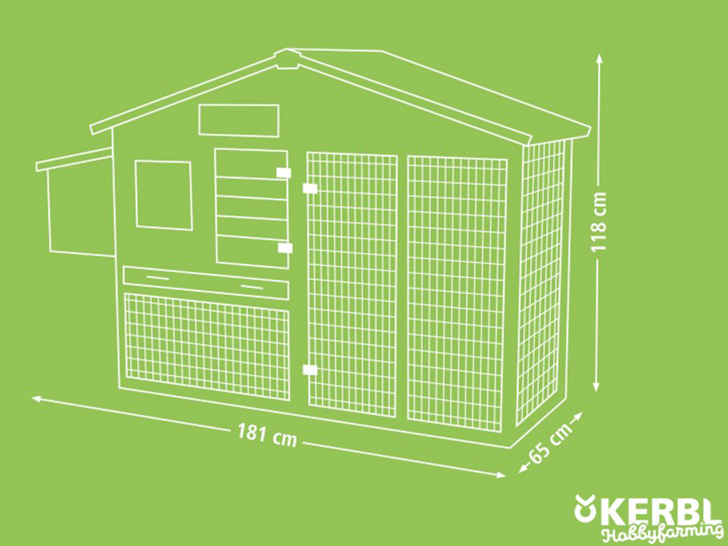 Kurník pro slepice KERBL BONNY BS0405 (obrázek 11)