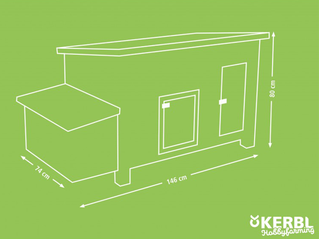 Kurník pro slepice KERBL FLORENTINA BS0407 (obrázek 10)
