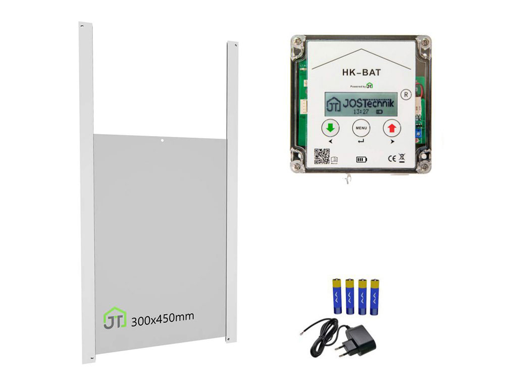 Automatické otevírání kurníku JOSTechnik HK-Bat 30x45 D BS0540