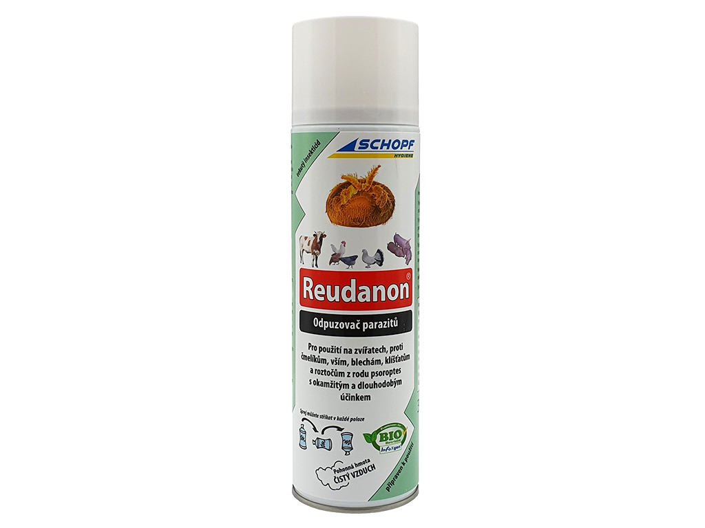 BIO roztok ve spreji proti čmelíkům SCHOPF REUDANON AEROSOL 400ml BS0118