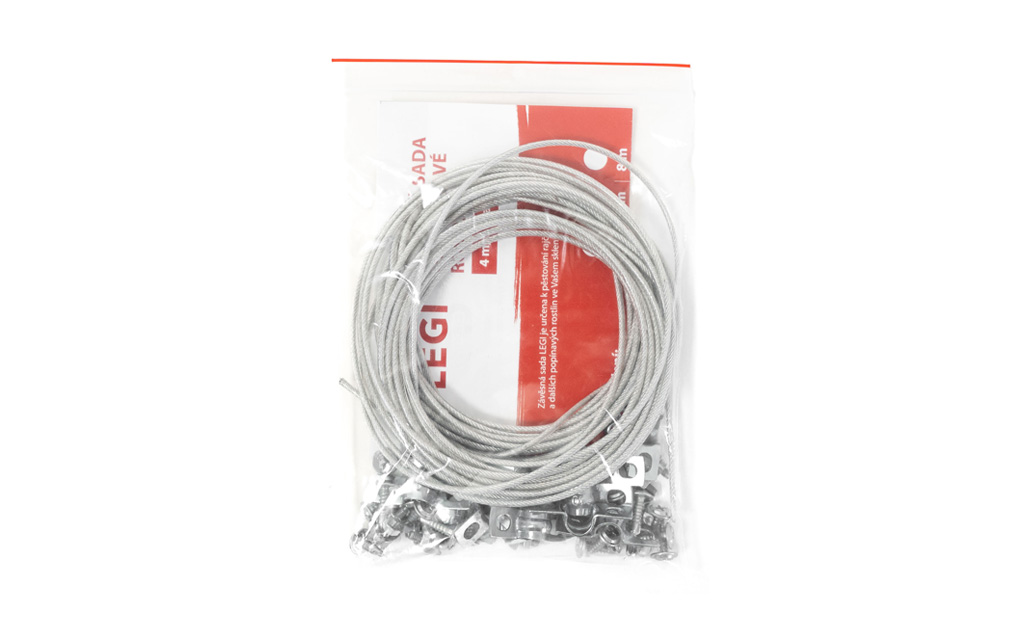 Závěsná sada 6 m na popínavé rostliny pro zahradní skleník LEGI GA66