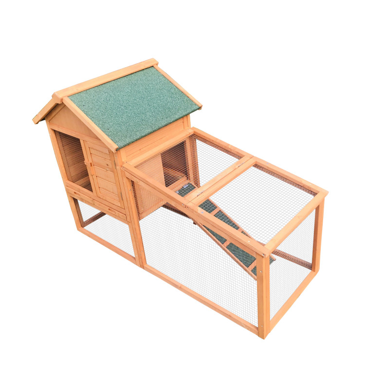 Agrofortel Dřevěná králíkárna ZANZIBAR, 1440x635x965 mm