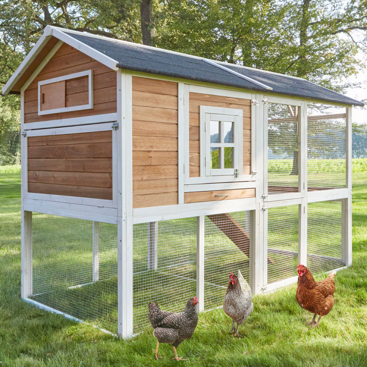 Agrofortel Dřevěný kurník IZMIR, 2000x1200x900 mm