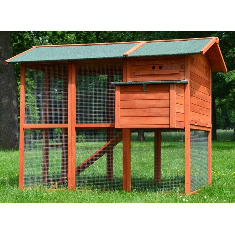 Agrofortel Dřevěný kurník BRUSEL DELUXE MODEL 2022, 1900x780x1480 mm - Obrázek 5