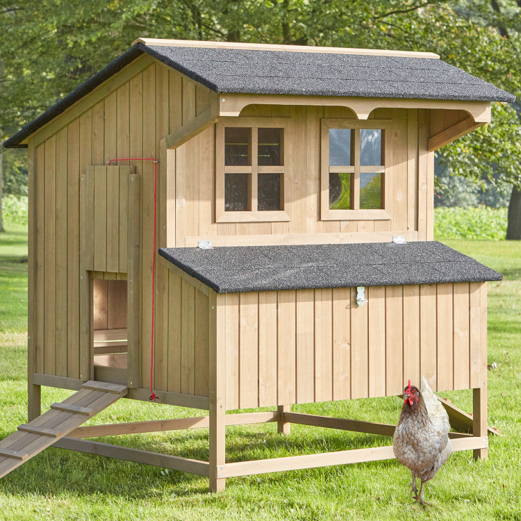 Agrofortel Dřevěný kurník a husník INNSBRUCK, 1100x1300x1100 mm