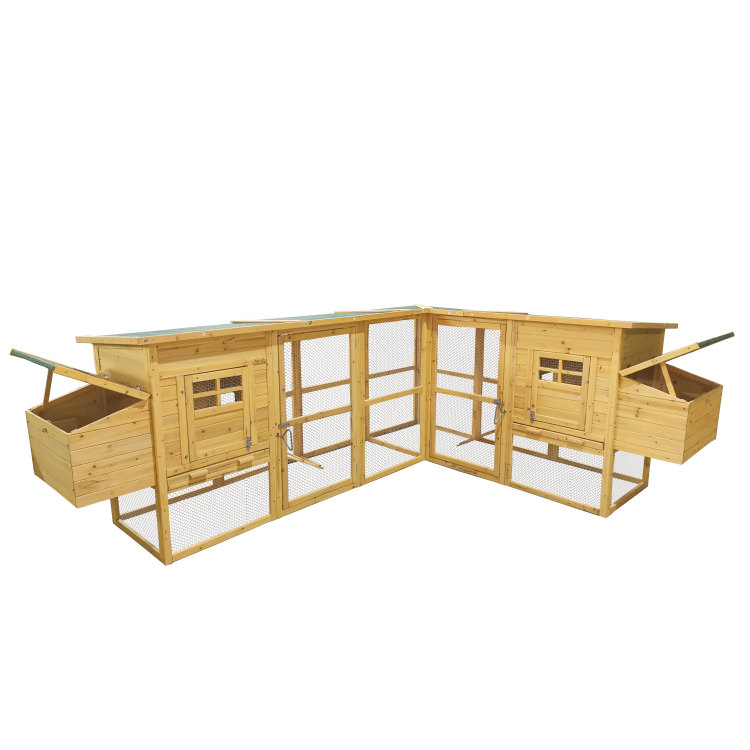 Agrofortel Dřevěný kurník ISTANBUL DELUXE, 2800 x 2200 x 1000 mm