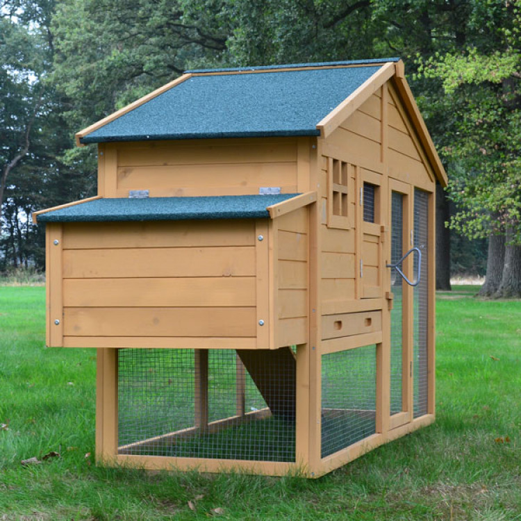 Agrofortel Dřevěný kurník BERLIN XXL, 1900x670x1170 mm