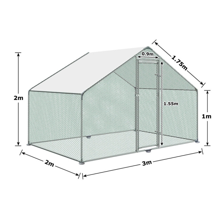 Agrofortel Venkovní klec - oplocený výběh - 2x3x2m (obrázek 8)