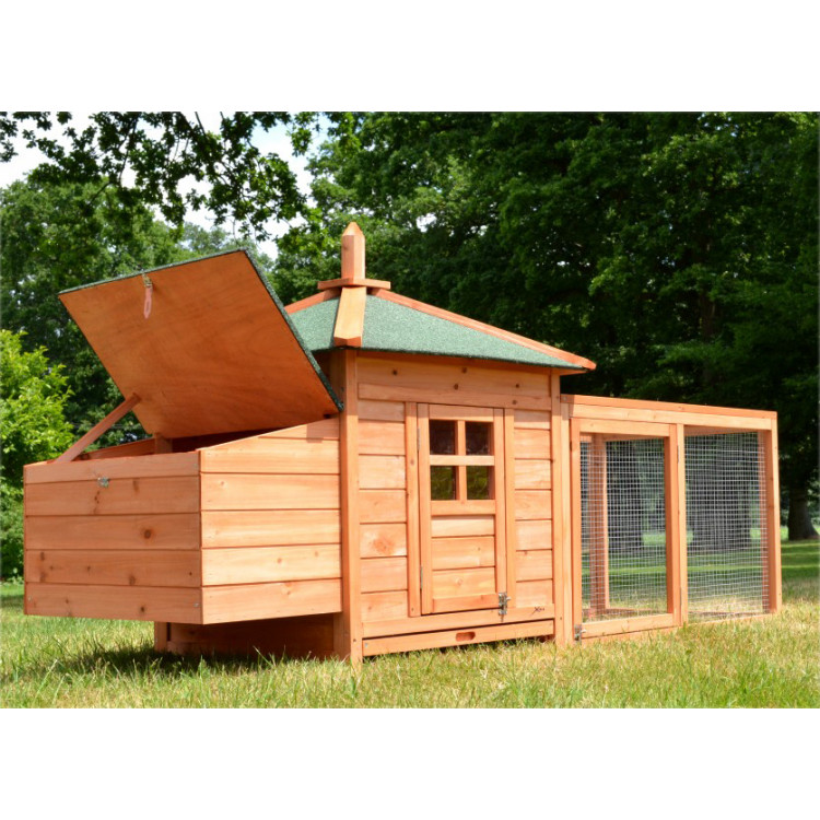 Agrofortel Dřevěný kurník DUBAI MAXI, 1900x735x1000 mm - Obrázek 3
