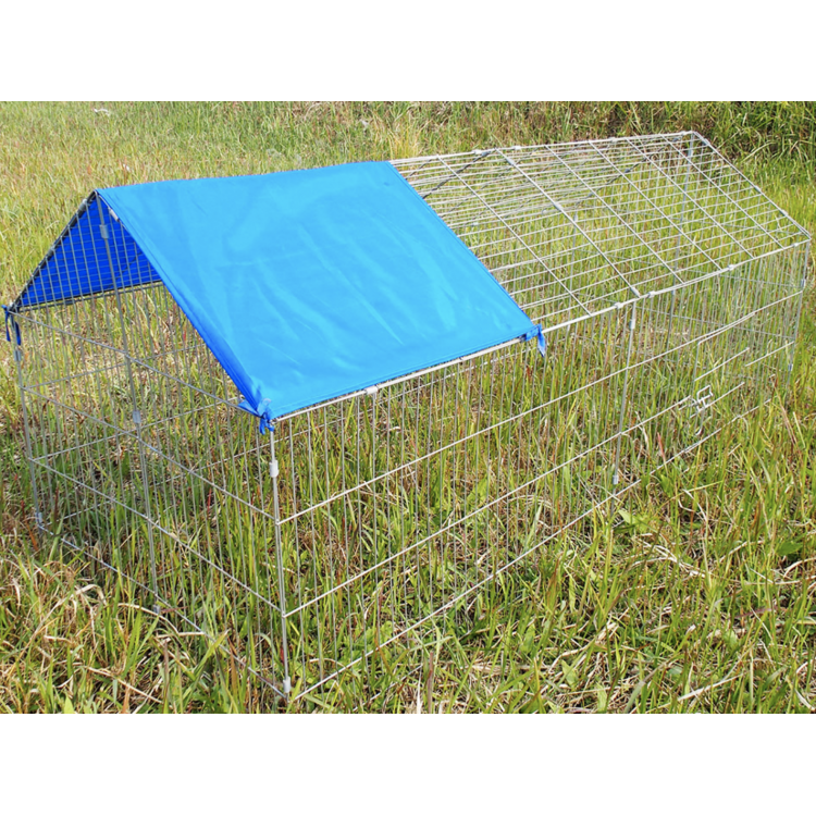 Agrofortel Venkovní výběh velikost L - pro drůbež a králíky, 2200 x 850 x 1020 mm s plachtou