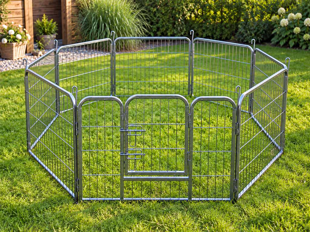 Agrofortel Výběh pro psy a další zvířata - velikost M - 8 segmentů, výška 80 cm