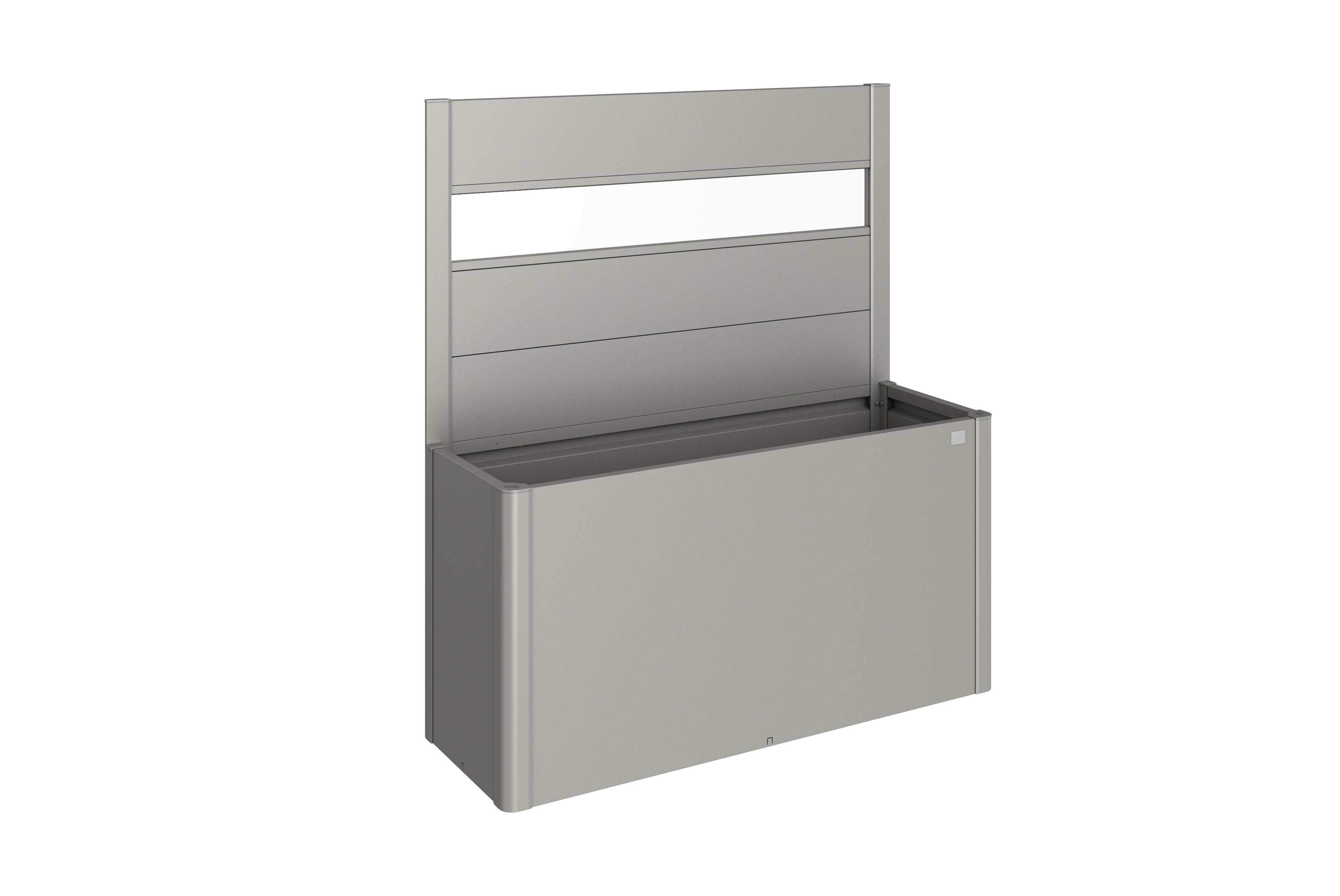 Biohort Zástěna pro Belvedere, 1 ks, s akrylátovou vsadkou 150, šedý křemen metalíza