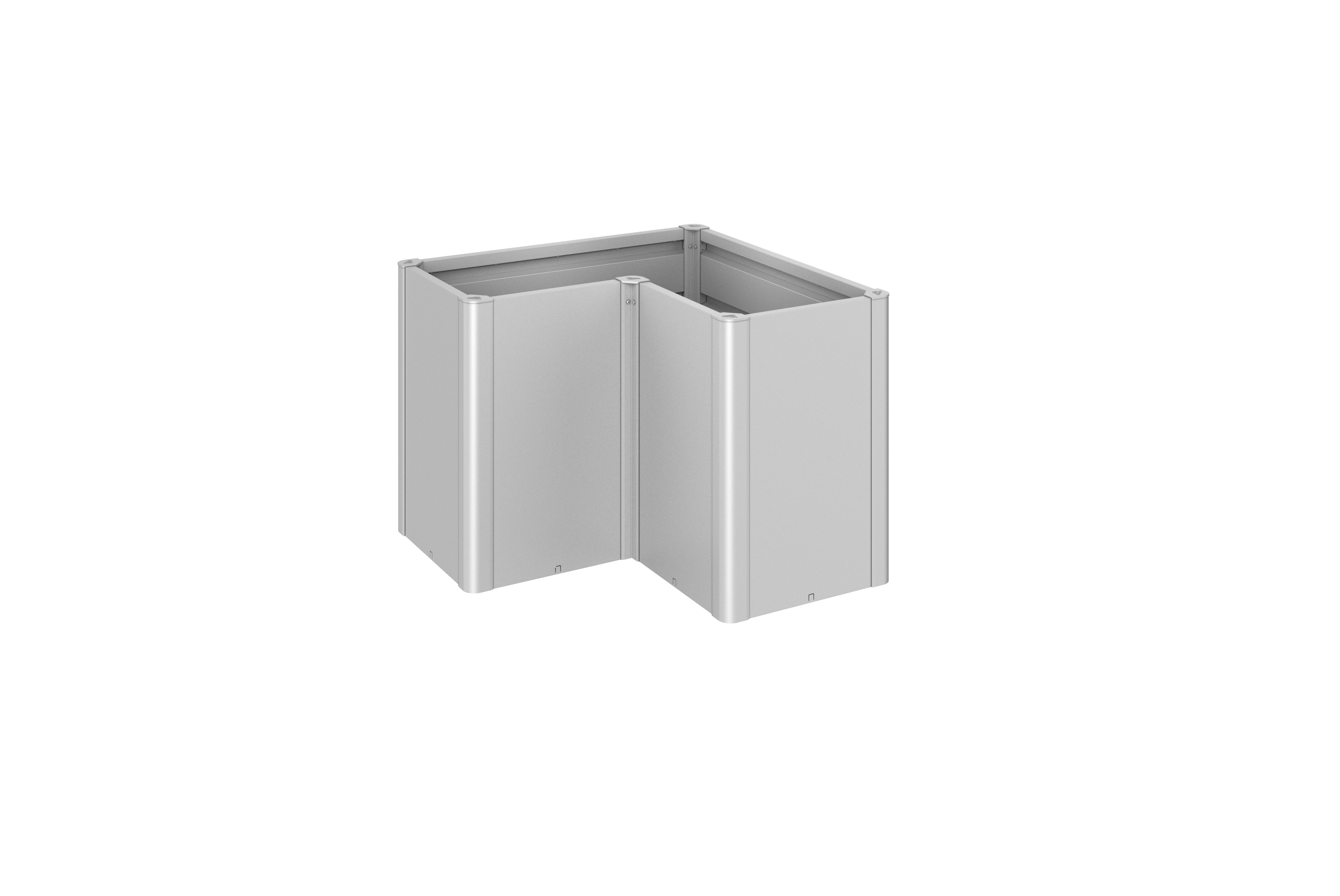 Truhlík Biohort BELVEDERE MAXI L100, stříbrná metalíza