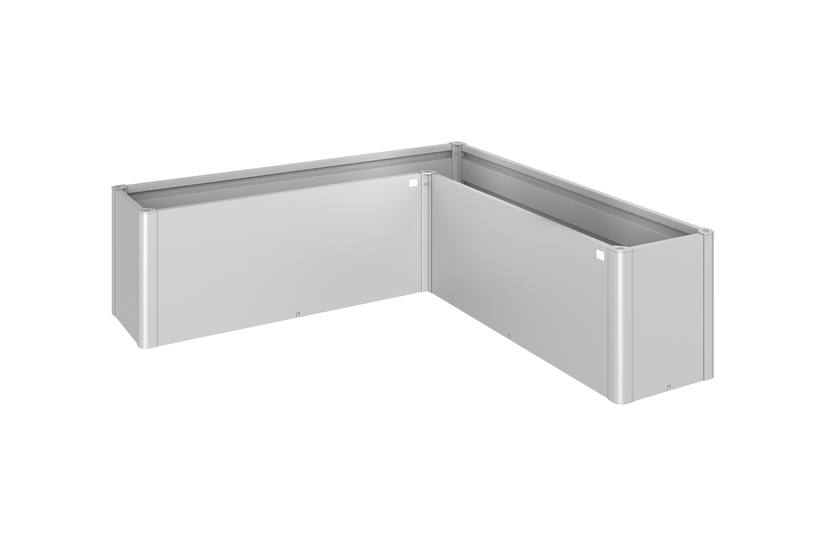 Truhlík Biohort BELVEDERE MIDI L200, stříbrná metalíza