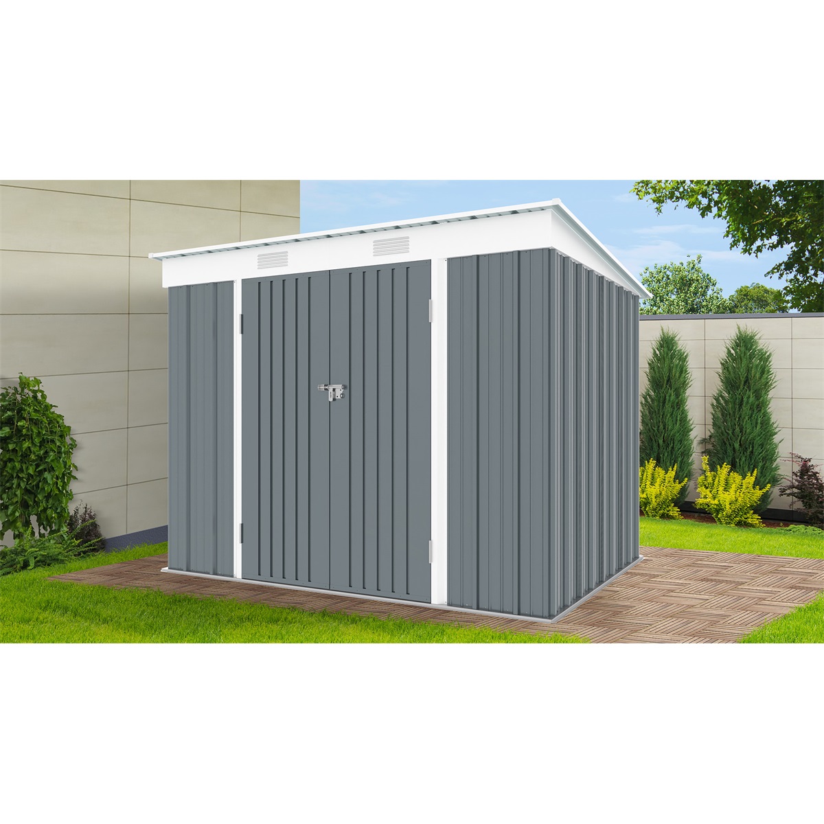 Zahradní domek RIWALL PRO RMSP 6x8 Anthracite