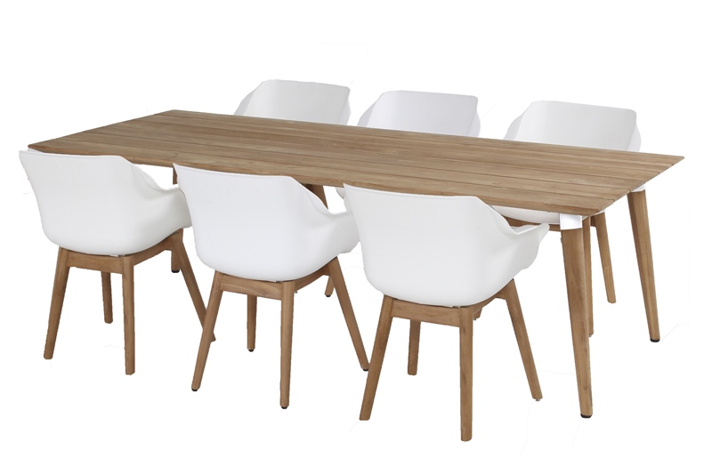 Jídelní stůl Hartman SOPHIE 240x100x76 cm, Royal White (obrázek 11)