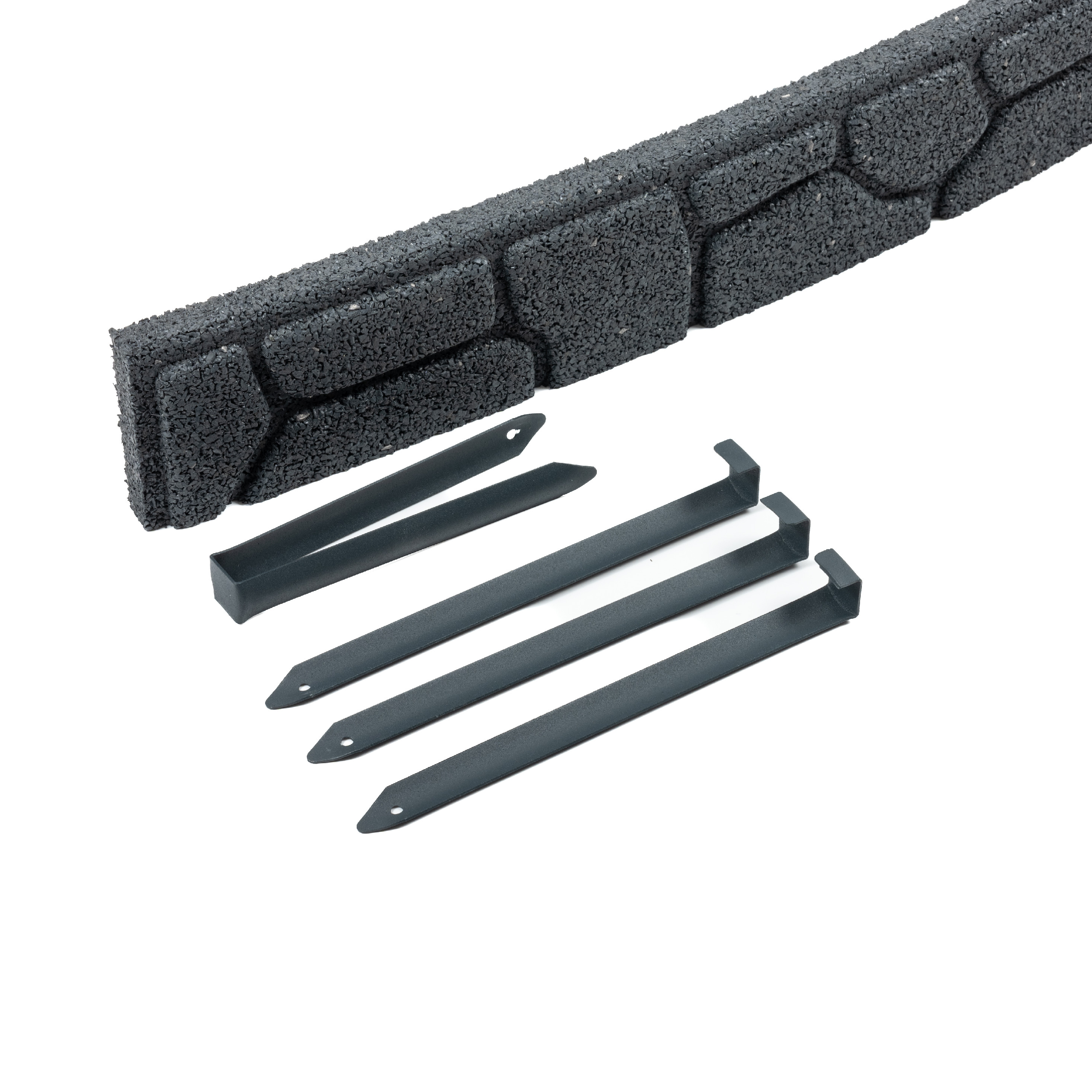 Multy home Zahradní palisáda STONES 120 x 9 cm, šedá (se spojkou a hřeby) MHEU5000079, 1 ks - Obrázek 3