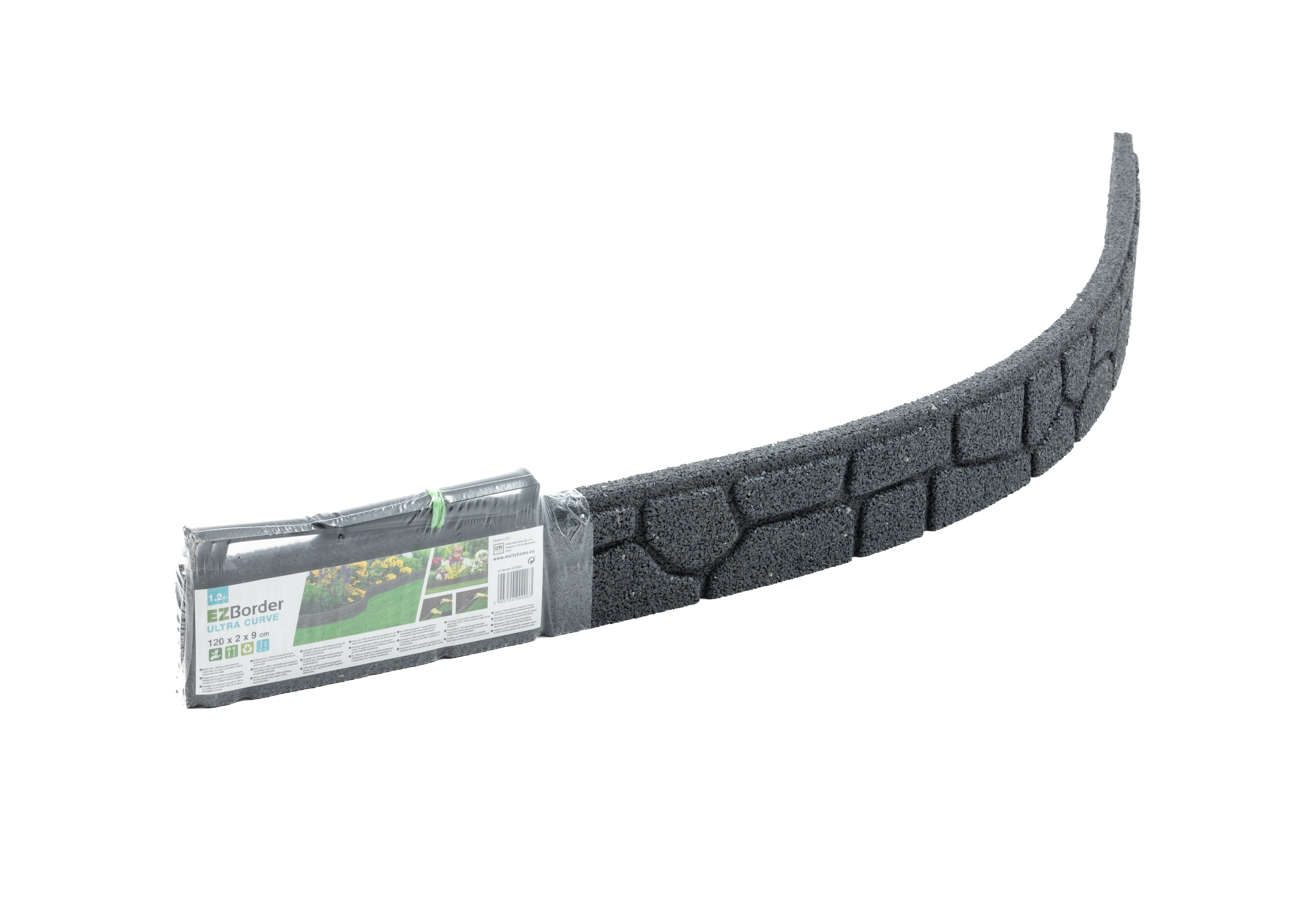 Multy home Zahradní palisáda STONES 120 x 9 cm, šedá (se spojkou a hřeby) MHEU5000079, 1 ks - Obrázek 4