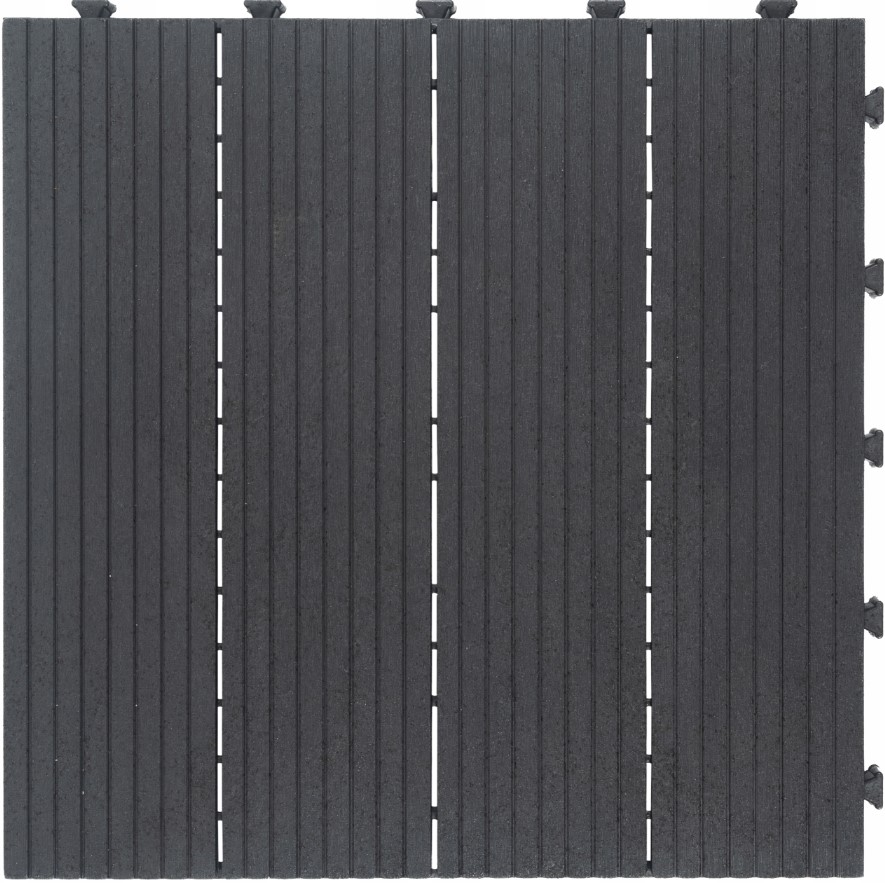 Multy home Gumová dlaždice COSMOPOLITAN 45 x 45 cm, antracit, zesílená 2,5 cm MHEU5100062, 1 ks