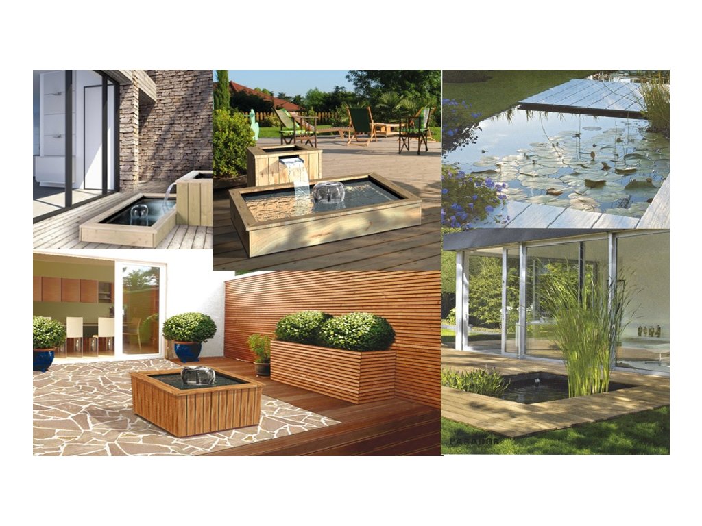 Heissner terasové jezírko obdelníkové z PE, 110 l, 49 x 79 x 45 cm B081